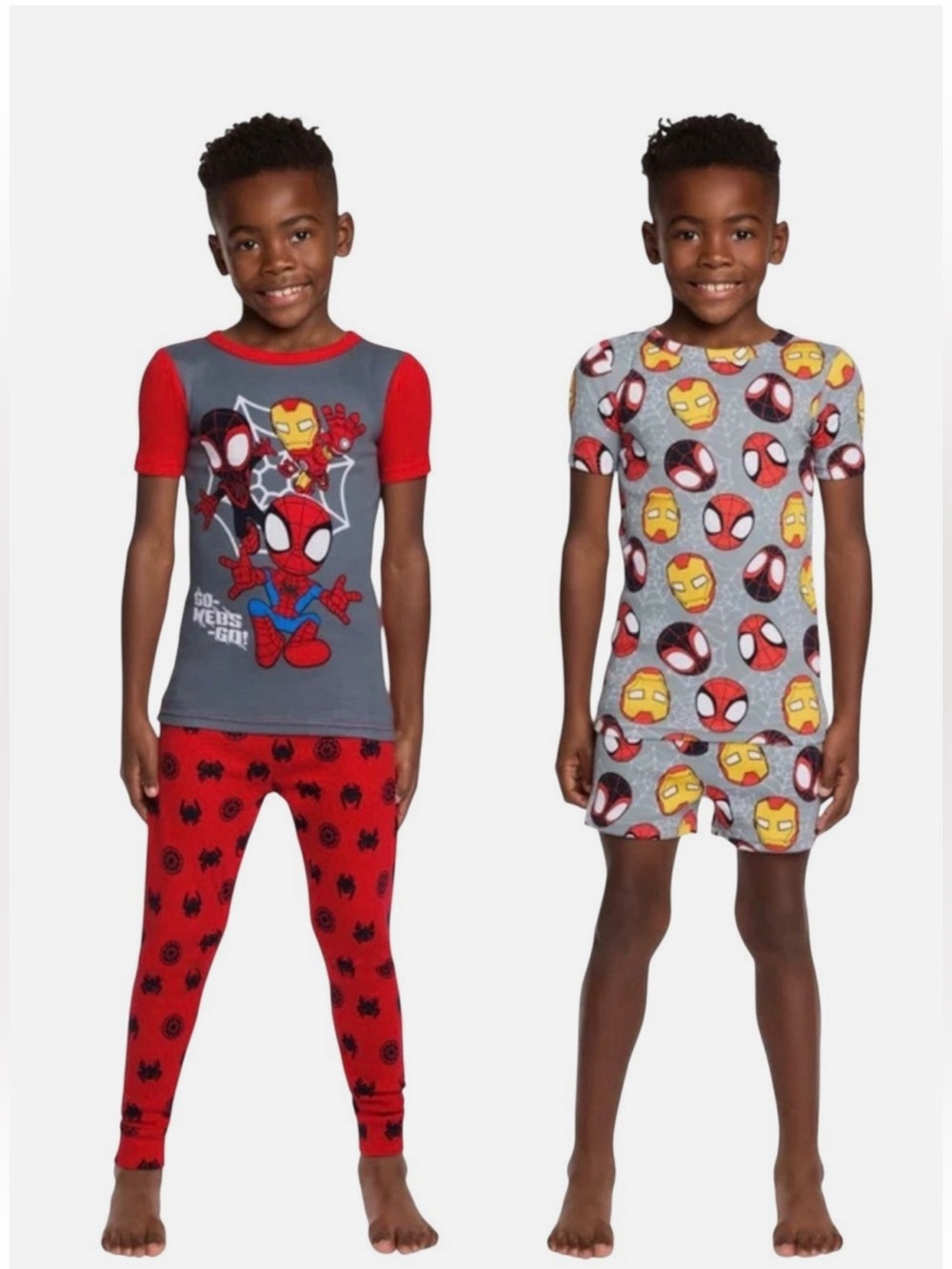 NWT Marvel Spidey Toddler Boy Pajamas 4-piece set, 4